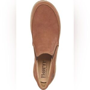 Born Men's Light Brown Leather Slip-Ons